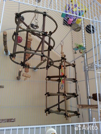 Присад стенд игровой для попугаев