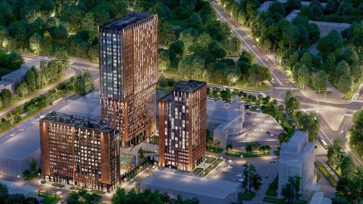 3-к. квартира, 75,6 м², 27/33 эт.