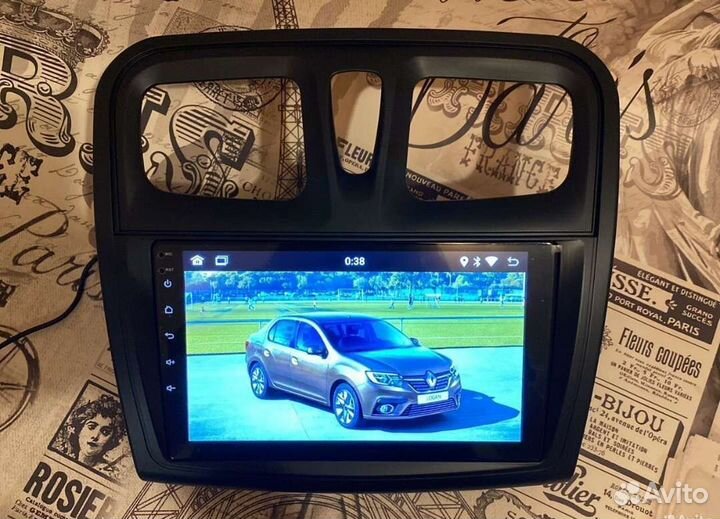 Андроид магнитола рено логан 2