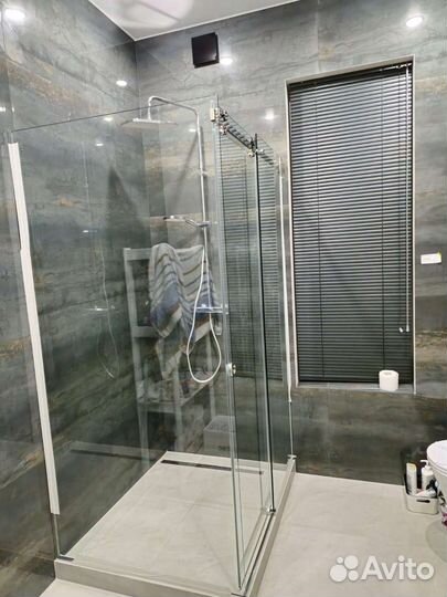 Душевые перегородки из закаленного стекла