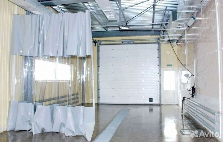 Шторы для автомойки, шторы пвх