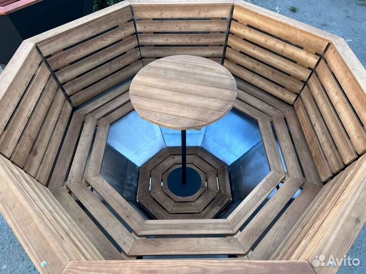 Банный чан из металла