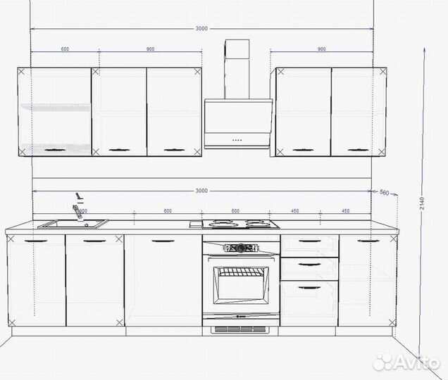 Встроенная кухня от производителя