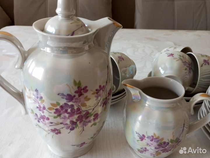 Кофейный сервиз СССР Дулево