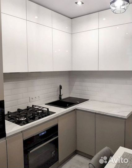 Кухня Прямая, угловая, с барной стойкой