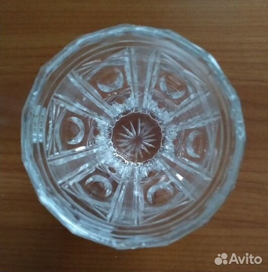 Хрустальные стаканы новые 6 шт