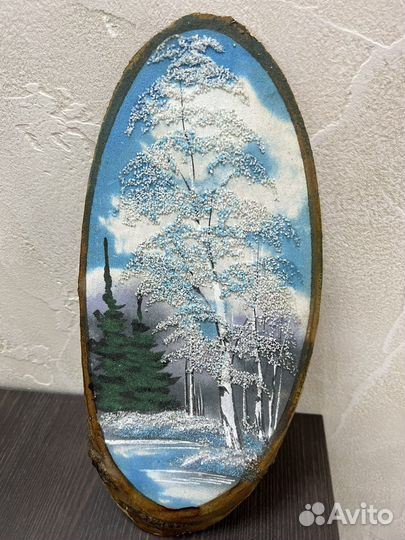 Картина на дереве