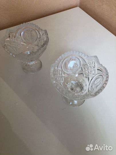 Конфетница хрусталь