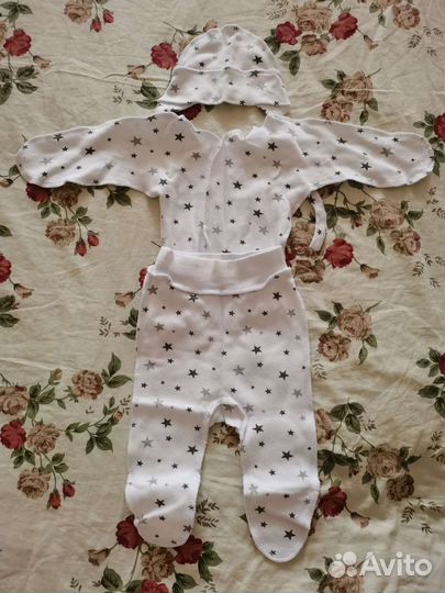 Конверт одеяло на выписку для девочки зимний