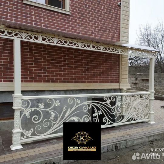 Кованые перила для лестниц