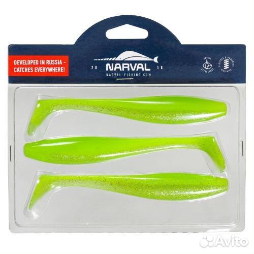 Силиконовая приманка Narval Choppy Tail 16cm #004