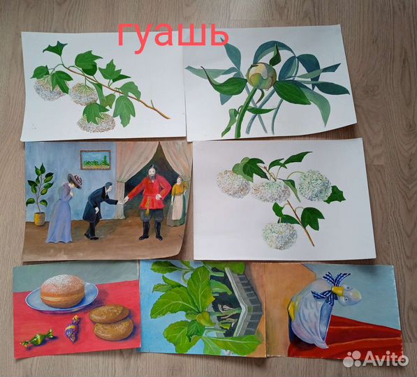 Рисунок, натюрморт, композиция