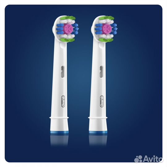 Оригинальные насадки Oral-B 3D White, 2шт