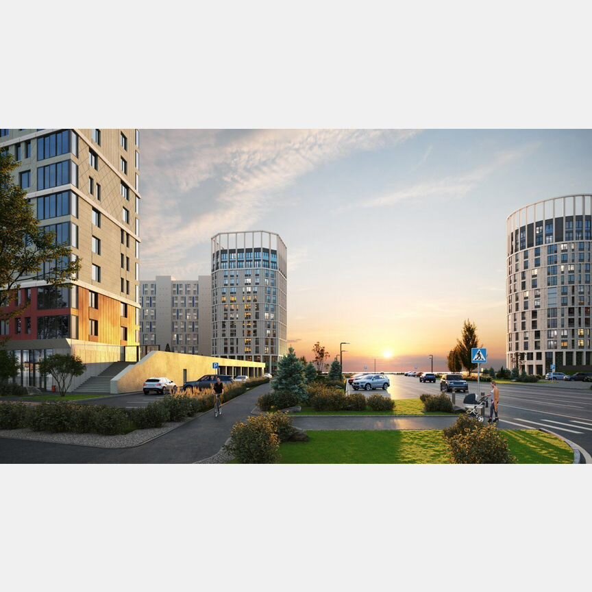 2-к. квартира, 61,7 м², 16/17 эт.