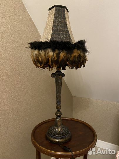 Лампа настольная бронза