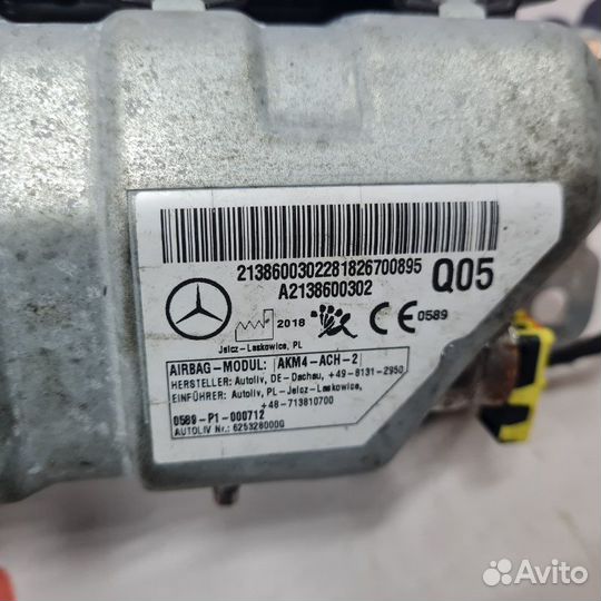 Подушка безопасности Mercedes E-Class W213 2019