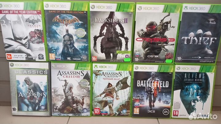 Лицензионные диски Xbox 360