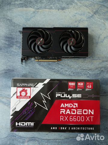 Sapphire Pulse 6600 XT Radeon видеокарта
