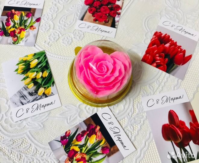 Подарки к 8 марта, мыло ручной работы