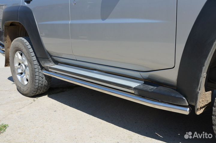 Защита порогов Nissan Patrol 1997-2010