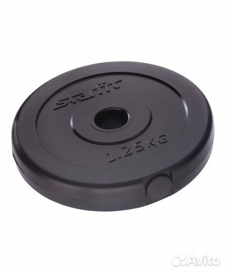 Диск пластиковый BB-203, d26 мм, черный, 1,25 кг