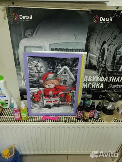 Картина из страз, ручная работа