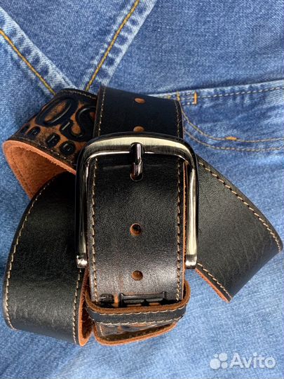 Ремень кожаный Hugo Boss