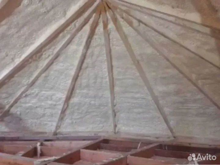 Пенное утепление дома