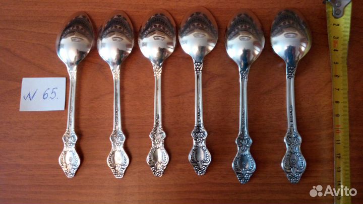 Чайные ложки Серебряная роза