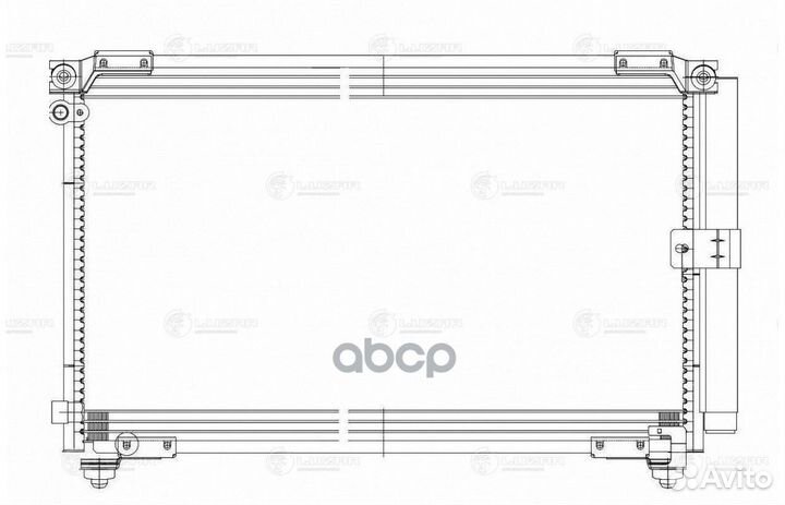 Радиатор кондиц. для а/м Toyota Ipsum (98) /Gai