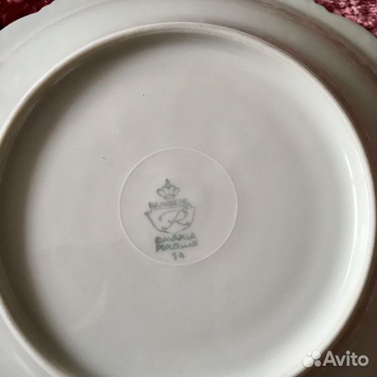 Винтажные фарфоровые тарелки Германия