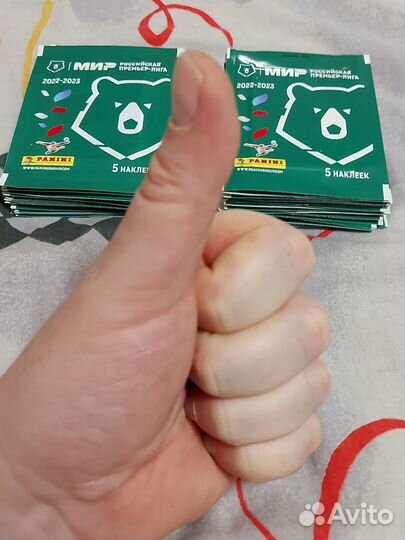 Рпл 22-23 Панини - 50 закрытых пакетиков