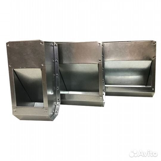 Кормушка для кроликов бункерная металлическая 1 л