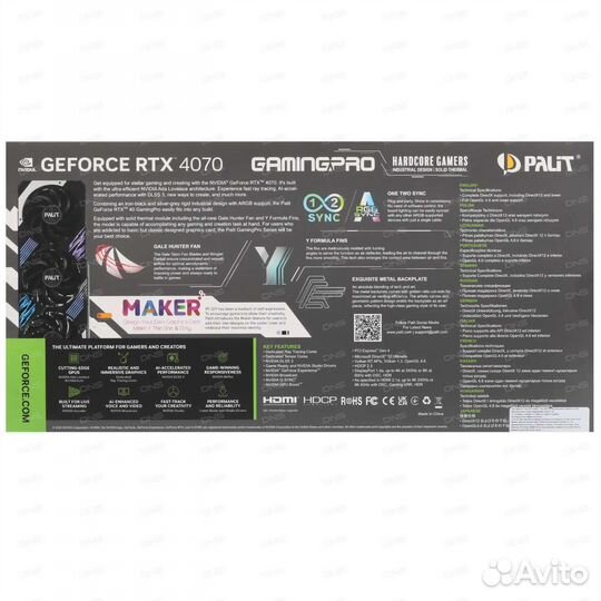 Palit GeForce RTX 4070 GamingPro OC