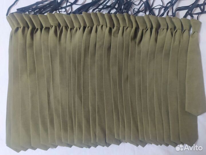 Галстуки военные хаки