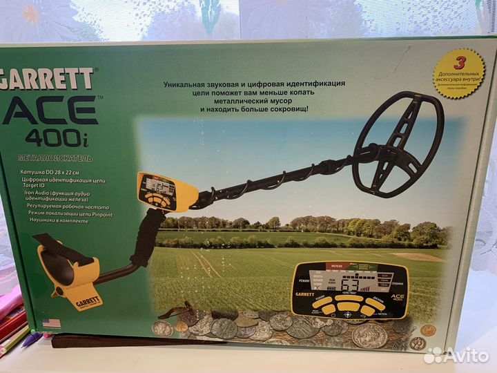 Металлоискатель garrett ace 400i
