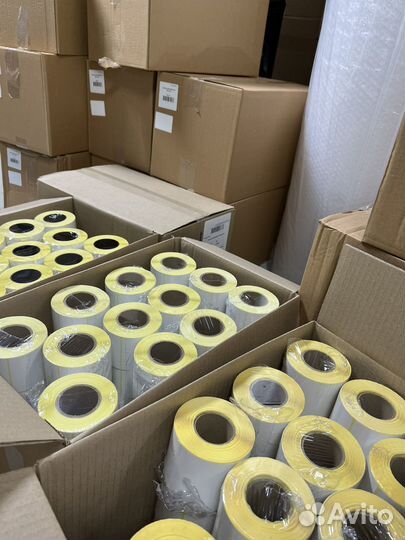 Термоэтикетки 75х120/58х40