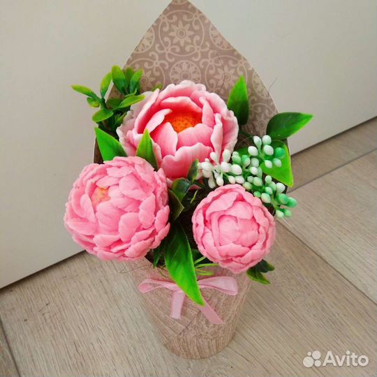 Мини - букеты из мыла