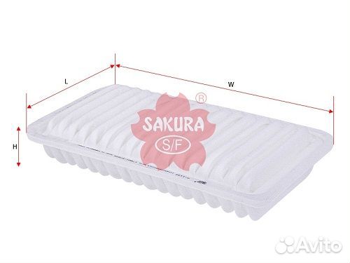Фильтр воздушный sakura A-1192 toyota Avensis 1CD