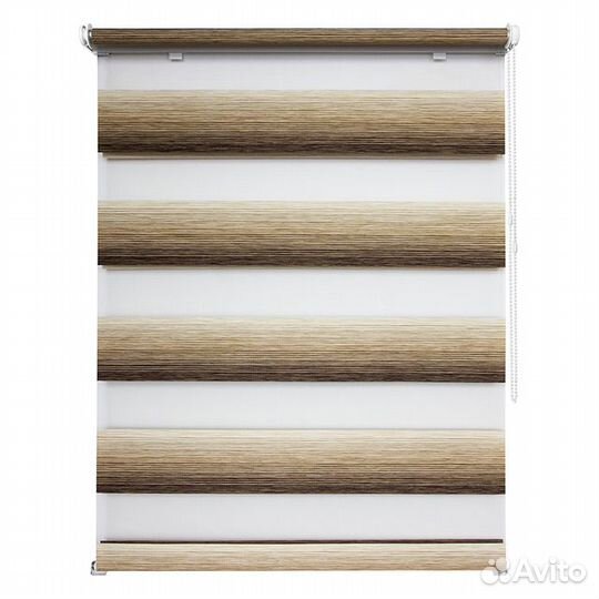 Штора рулонная уют Ливерпуль день/ночь 70х160см бе