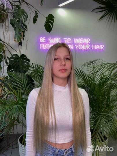 Наращивание премиум волос