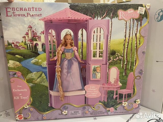 barbie rapunzel enchanted tower playset