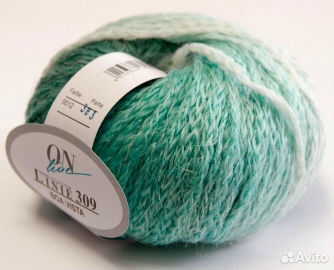 Красивая пряжа от On Line. Нить шнурочек. с длинны