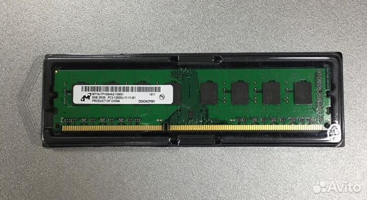 Оперативная память DDR3 8Гб Micron 1600MHz