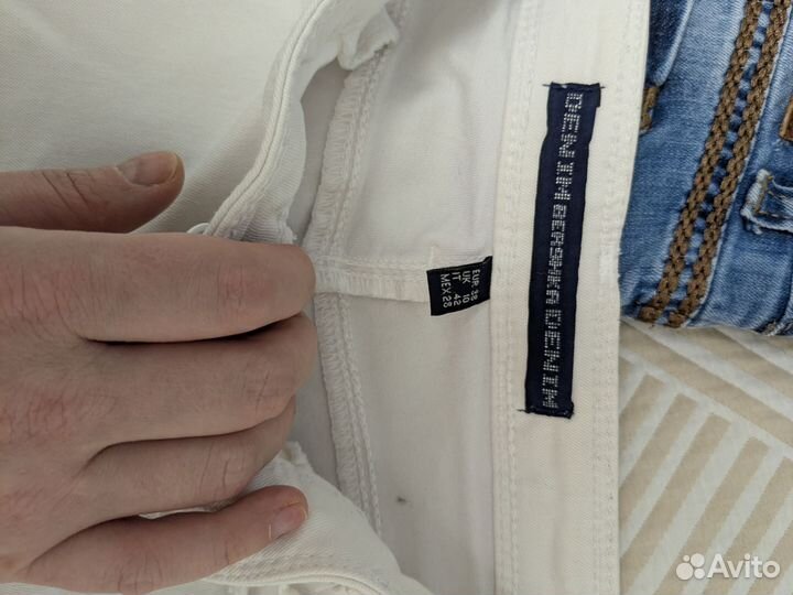 Джинсы шорты бершка топшоп армани