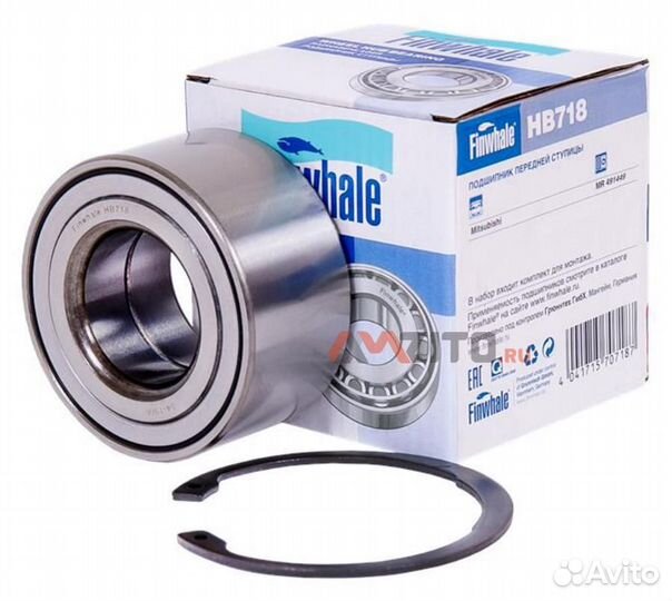 Finwhale HB718 Подшипник ступ.mitsubishi lancer IX/outlander 03- пер