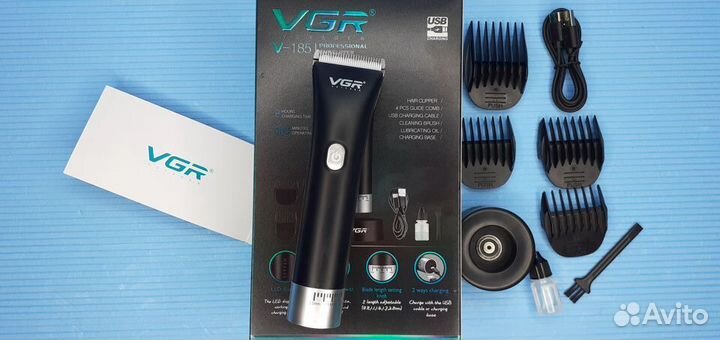 Машинка для стрижки волос Vgr Voyager +док станция