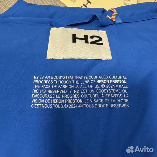 Оригинал Новый H&M x Heron Preston Пуховик
