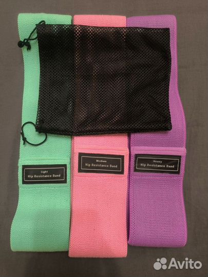 Фитнес резинки набор 3 шт