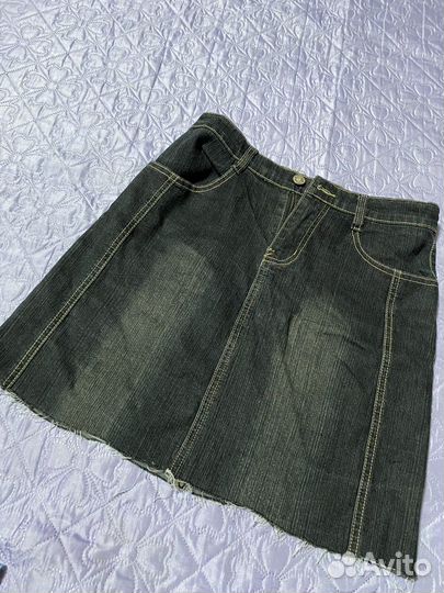 Джинсовая юбка, 44